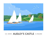 Co Down - Audleys Castle Unframed 40x30