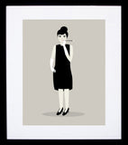 Audrey Hepburn Frame Black