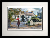 Co Down - Rain Series - Autumn Rain Balloo House Frame Black Flat 60x47.5