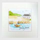 Ballintoy Harbour - White Frame