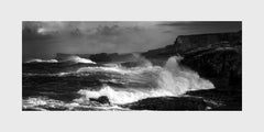 Co Antrim - Ballintoy Storm In Black and White - Ltd Edition Unframed