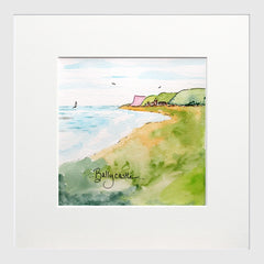 Ballycastle Small Flat White Frame