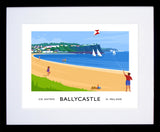 Co Antrim - Ballycastle Beach Frame Black 40x30withmount