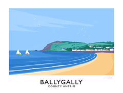 Co Antrim - Ballygally-40 x 30-Unframed
