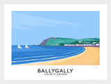 Co Antrim - Ballygally-40 x 30-White Box Frame (No Mount)