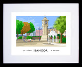 Co Down - Bangor McKee Clock Frame Black 40x30 With Mount
