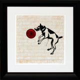 Banksy's Dog Chunky Black Frame