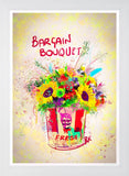 Bargain Bouquet - White Frame