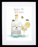 Drinks Gin - Barr Hill Black Frame