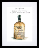 Drinks Gin - Bathtub Black Frame
