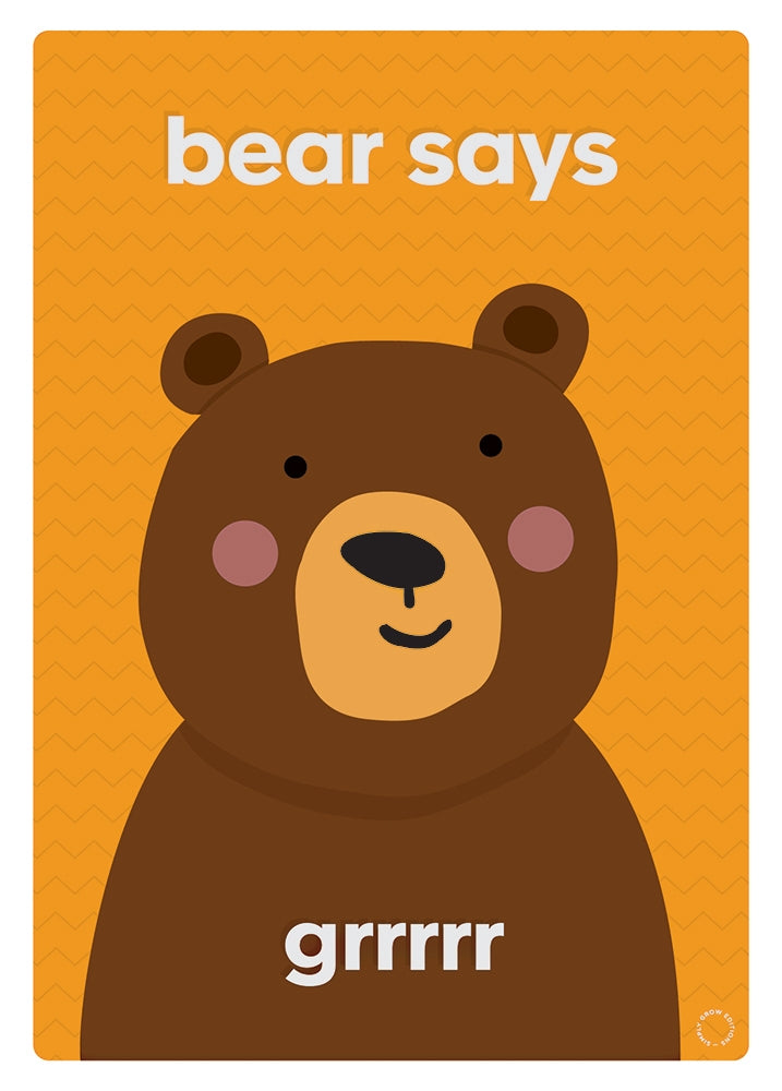 Bear Says Unframed