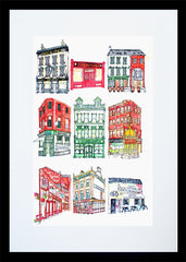 Belfast Bars Framed