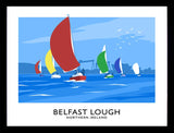 Belfast - Lough Yachts Frame Black 40x30 nomount
