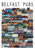 Belfast Pubs 20.5 x 25.5 Unframed