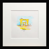 Belfast Small Flat Black Frame