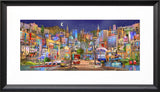 Dream Series Northern Ireland - Belfast Bay-57 x 23-Black Scoop Frame