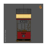 Belfast City Tram Unframed 15x15