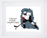 Belfast Giants Player White Frame