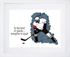 Belfast Giants Player White Frame