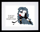 Belfast Giants Player Black Frame