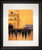 Print - 7:30 at H&amp;W-36 x 43-Black Scoop Frame