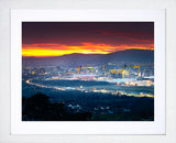 Belfast Winter Sunset With H&W Cranes