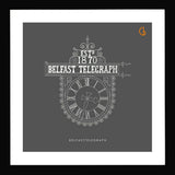 Belfast Telegraph Black frame 15x15