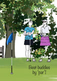 Print - Golf - Best Buddies by Par - Unframed