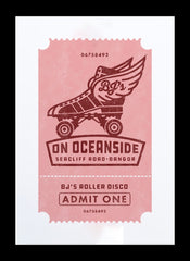 BJ's Roller Disco - Flat Black Frame