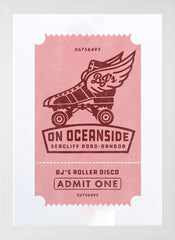 BJ's Roller Disco - Flat White Frame