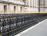 Paris In Black - Railing Unframed