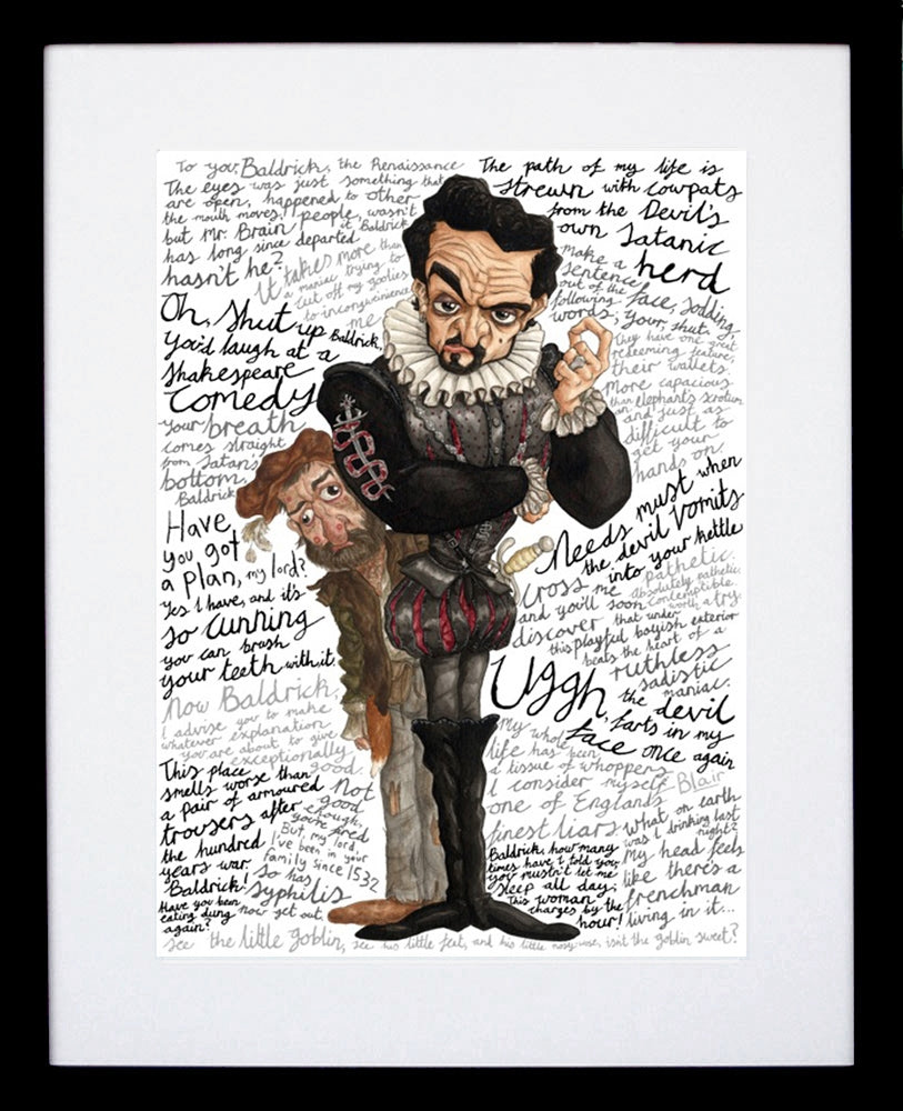 Blackadder Prints | Baldrick | Blackadder | Blair Bailie | Yard Gallery