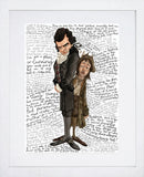 Blackadder the Third- Regency Butler Frame White 