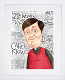 Father Ted - Father Dougal Frame White 
