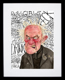 Father Ted - Father Jack Black Frame