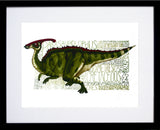 Parasaurolophus Black Frame