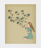 Blossom (Blue Version) Unframed