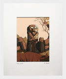Boa Island-16 x 11.5-Small Flat White Frame
