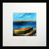 Print - Boat Near Narin Beach, Donegal Black Frame