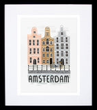 Bon Voyage Amsterdam Framed