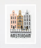 Bon Voyage Amsterdam Unframed