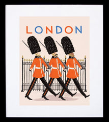Bon Voyage London Framed