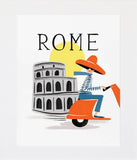 Bon Voyage Rome Unframed