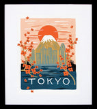 Bon Voyage Tokyo Framed