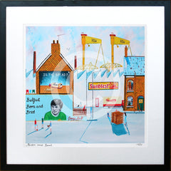 Print - Born And Bred-40 x 40-Black Box Frame
