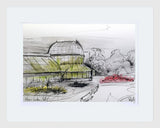 Sketchbook on Paper  - Botanic Gardens White Frame