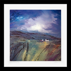 Print - Bothy Cottages - Black Box Frame
