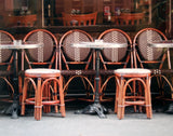 Paris In Brown - Table And Chairs Unframed