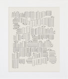 Buildings and Cars Unframed