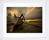 Co Donegal - Bunbeg Wreck Frame White 
